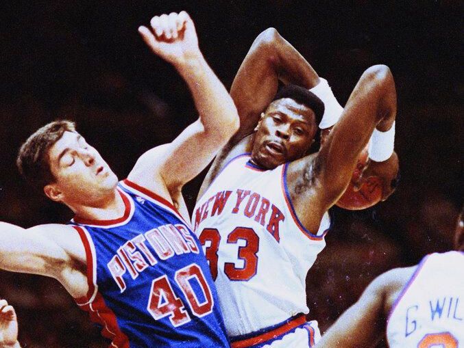 Patrick Ewing and Bill Laimbeer