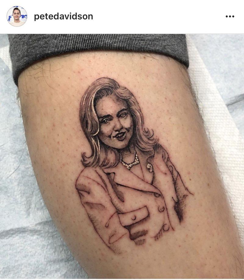 Pete Davidson's Hilary Clinton tattoo