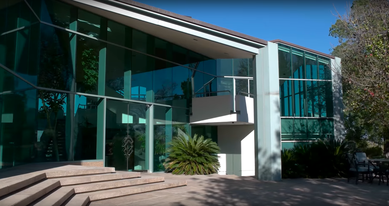 Pharrell Williams' glass house in Beverly Hills