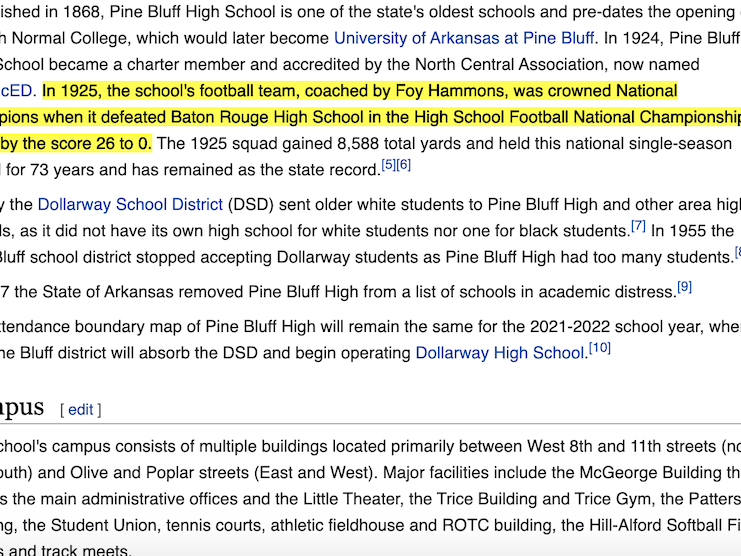 Pine Bluff High School