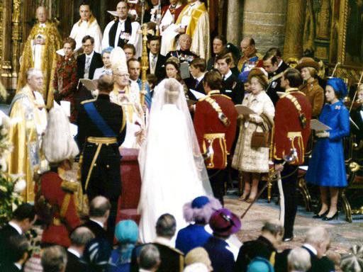 Princess Anne and Mark Phillips' wedding