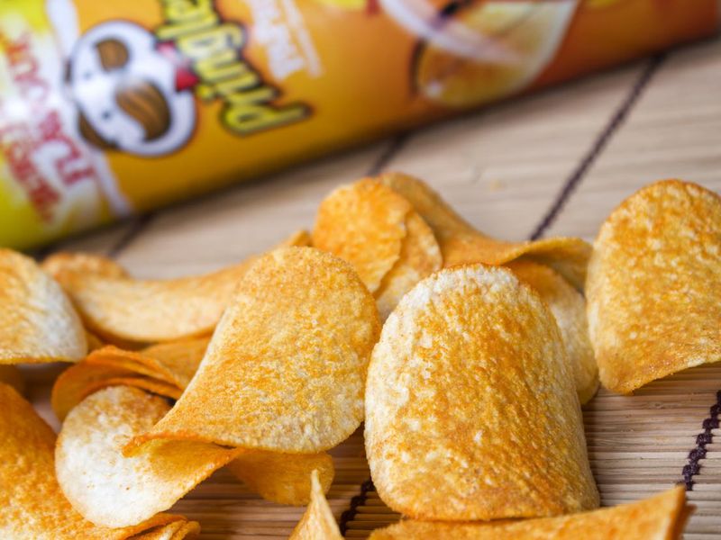 Pringles, delicious chips to taste Paprika