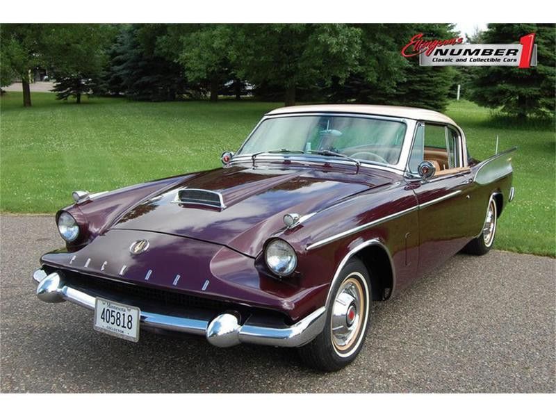 Purple 1958 Packard Hawk
