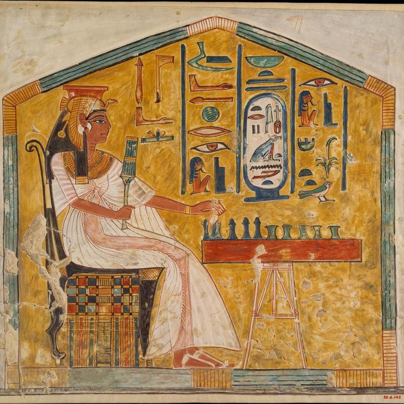 Queen Nefertari Playing Senet