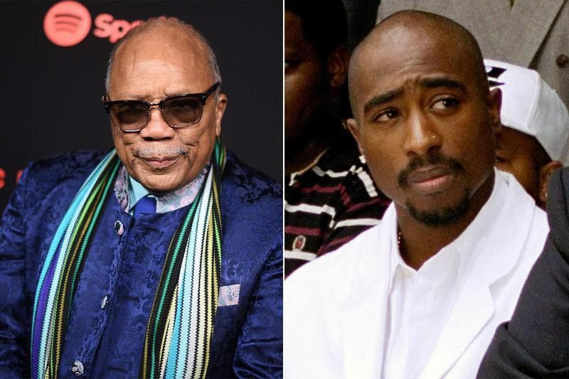 Quincy Jones and Tupac Shakur