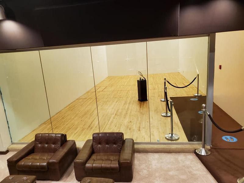 Racquetball Building Lounge Area