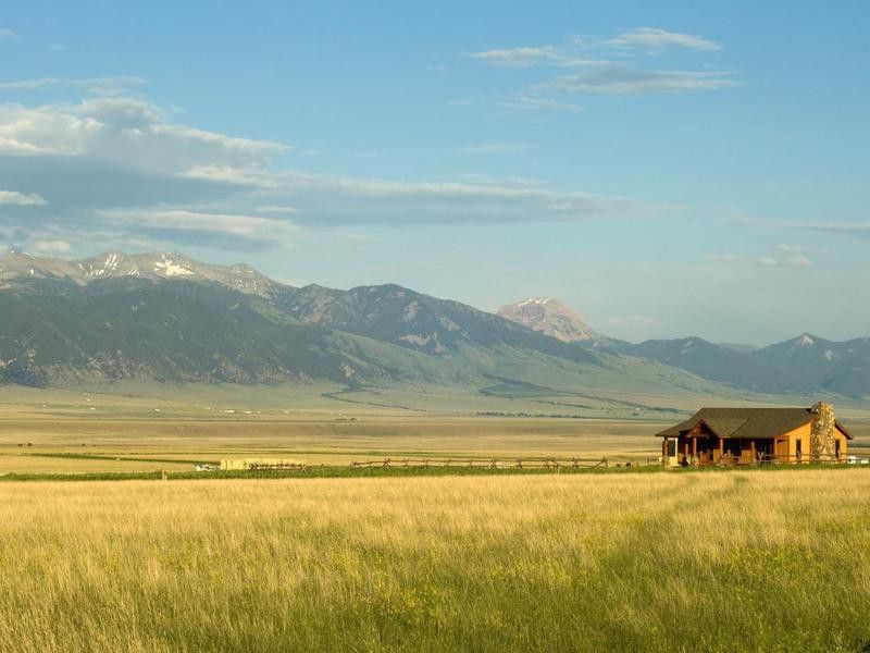 Ranch house in Montana