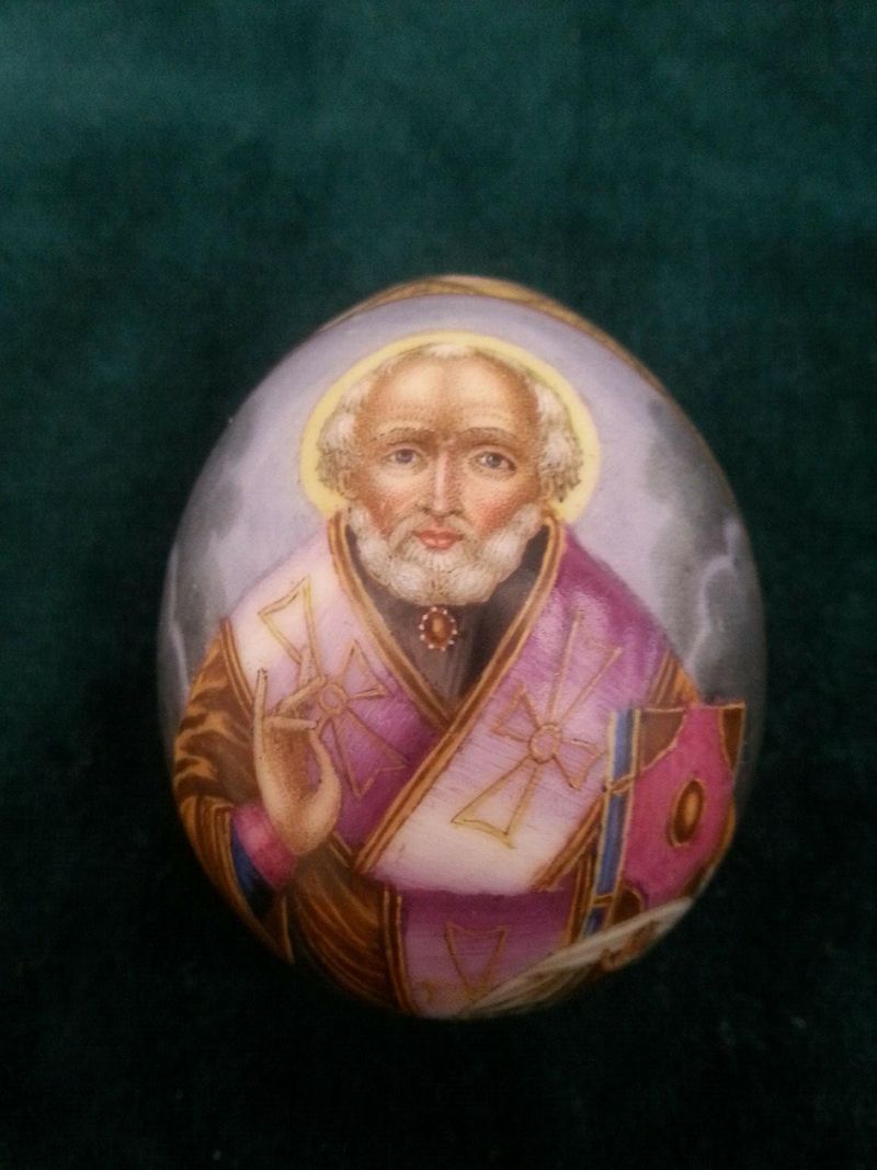 Rare Imperial Russian Porcelain Easter Egg
