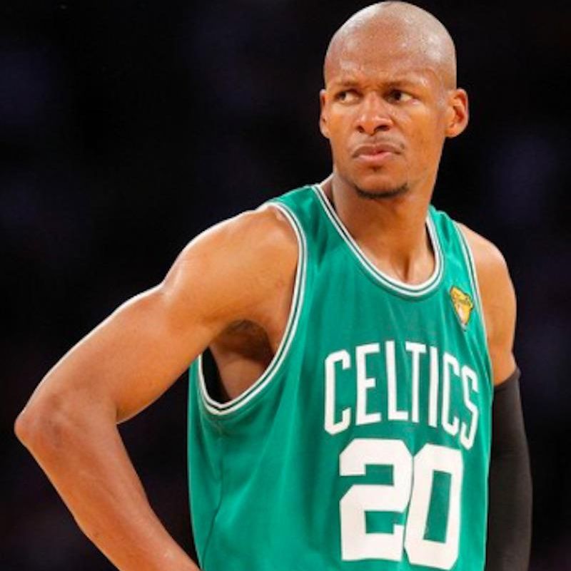 Ray Allen looks out