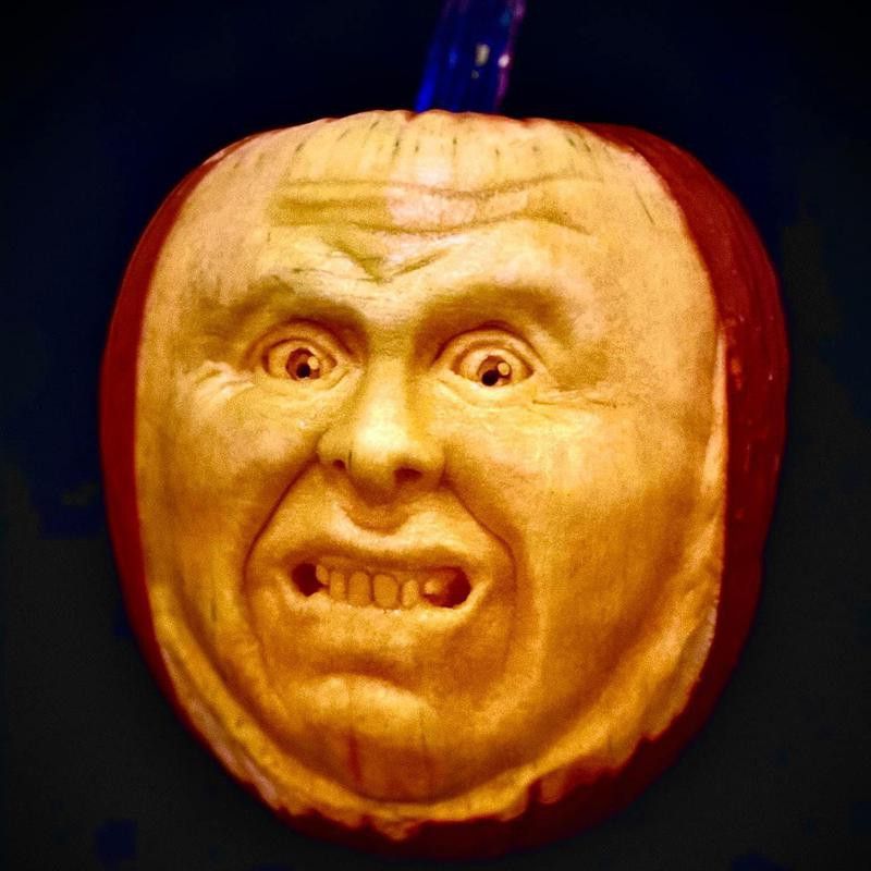 Realistic 3-D pumpkin carving