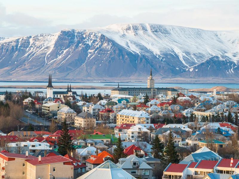 Reykjavik the capital city of Iceland