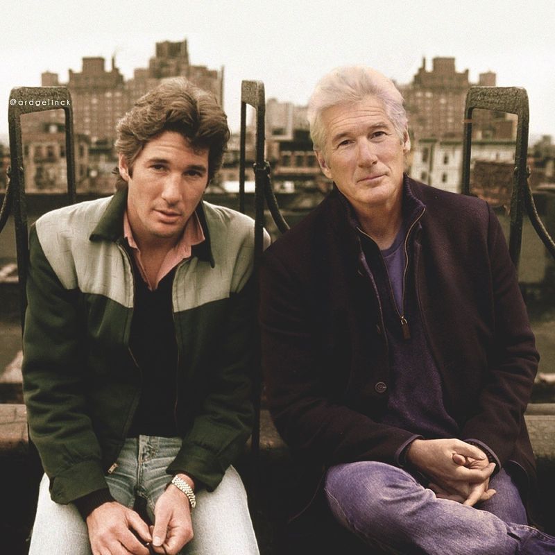 Richard Gere young and old