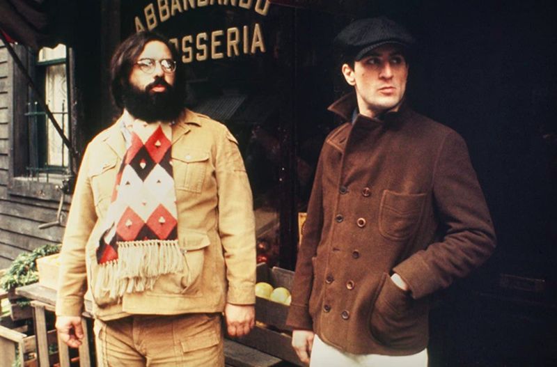Robert De Niro and Francis Ford Coppola in The Godfather: Part II