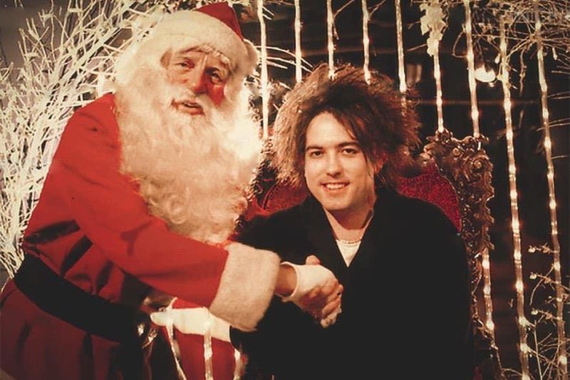 Robert Smith and Santa