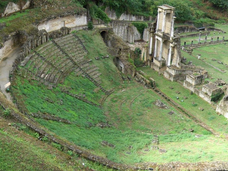 Roman Theatre ruins Volterra