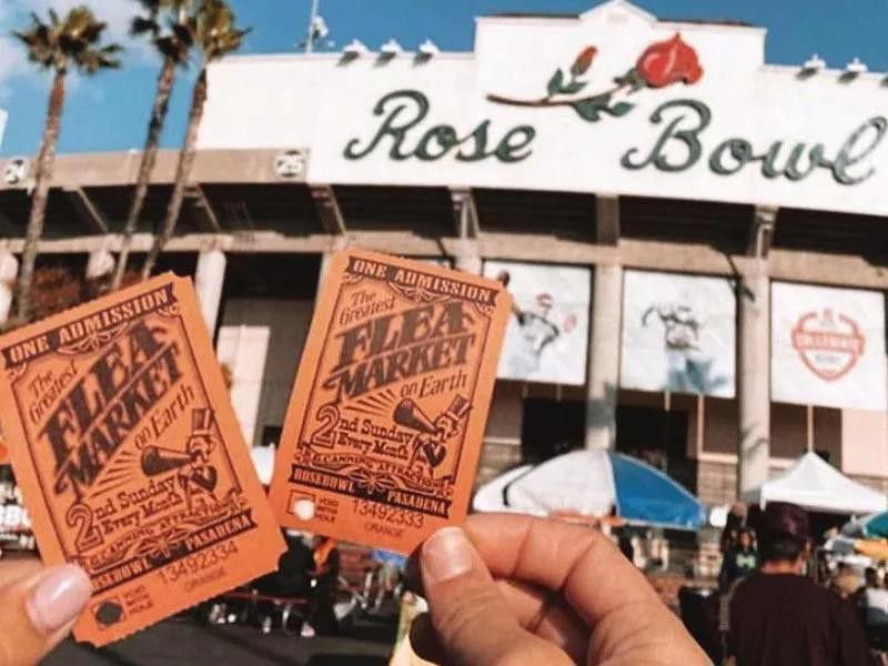 Rose Bowl Flea Market in Pasadena, California