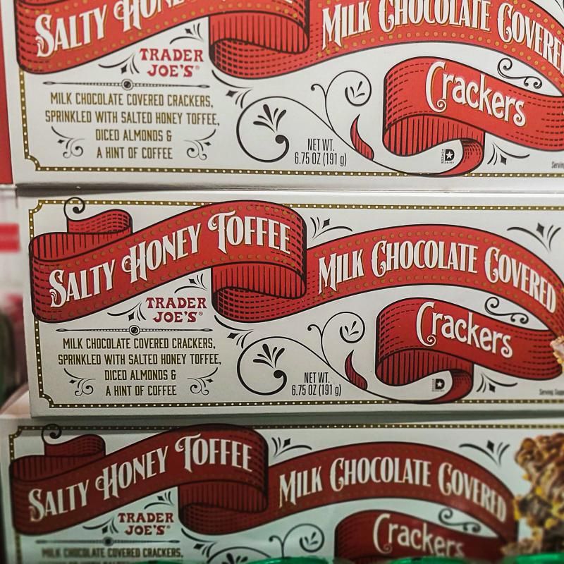 Salty Honey Toffee Milk Chocolate Covered Crackers