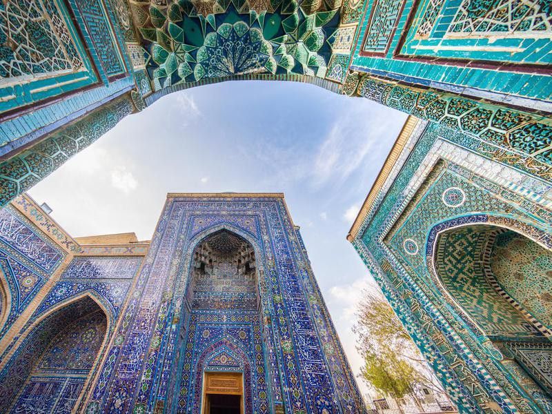 Samarkand Shohizinda  Mausoleum, Tashkent, Uzbekistan