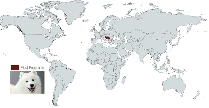 Samoyeds map
