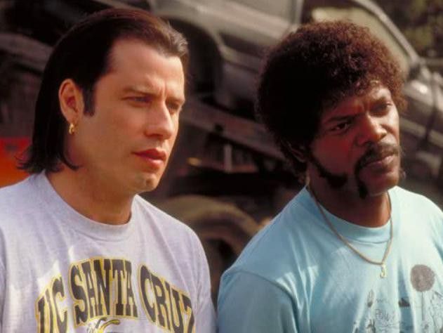 Samuel L. Jackson and John Travolta in Pulp Fiction