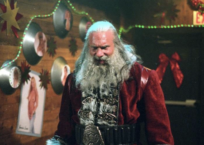 Scary Santa played by Bill Goldberg