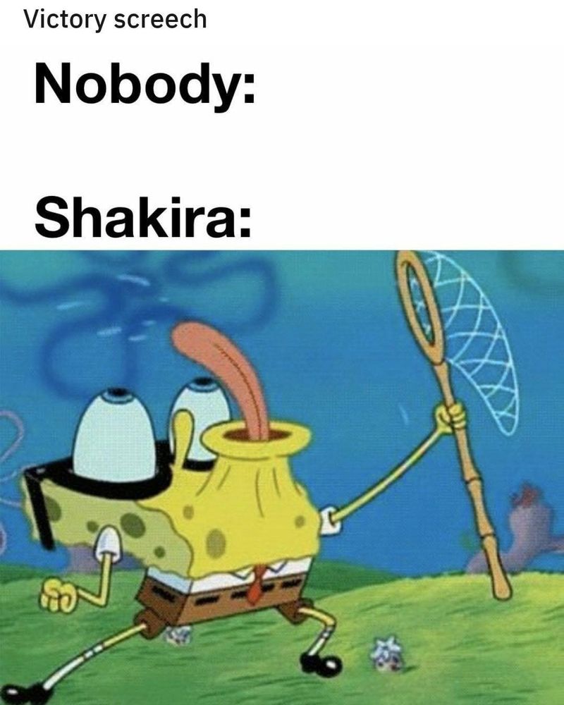 Shakira, Spongebob meme