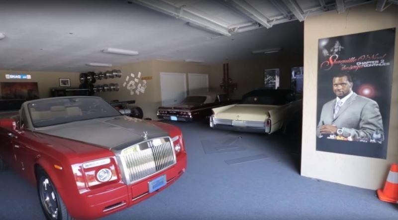 Shaq's garage
