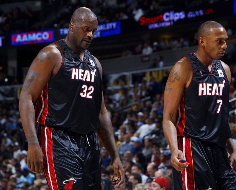 Shaquille O Neal, Penny Hardaway with the Miami Heat