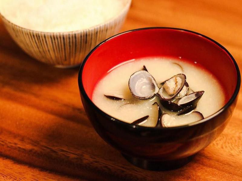 Shijimi miso soup