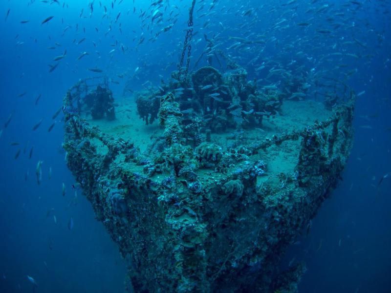 Shipwreck in Adriatic Sea