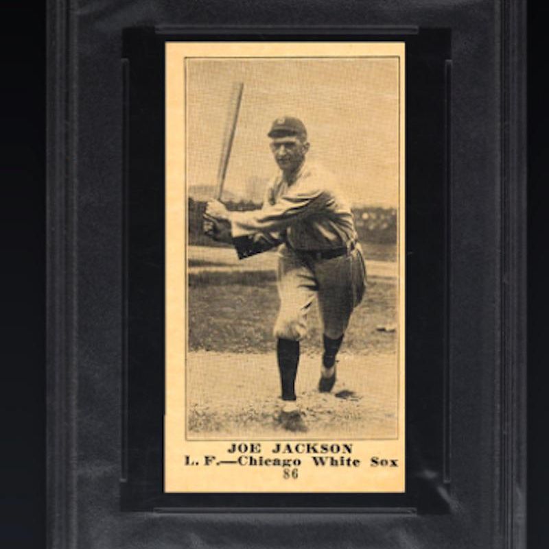 Shoeless Joe Jackson baseball card