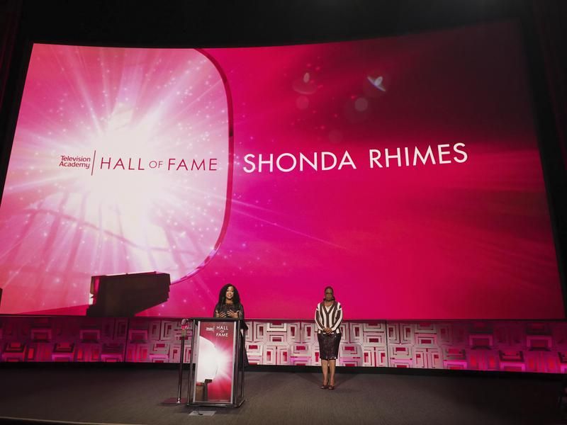 Shonda Rhimes with Oprah Winfrey