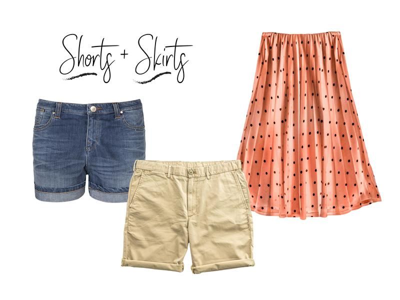 shorts snd skirts
