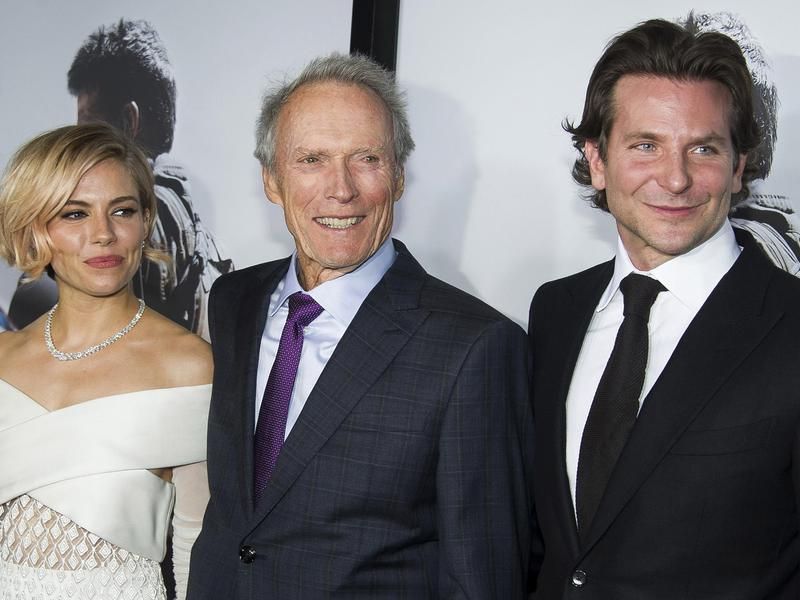 Sienna Miller, Clint Eastwood and Bradley Cooper
