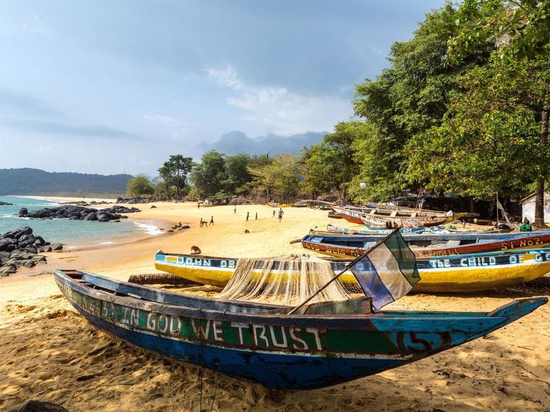 Sierra Leone beach
