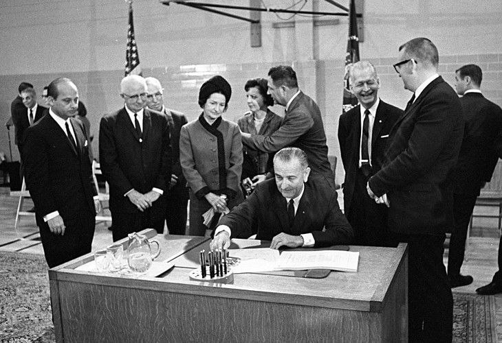 Signing of Higher Education Act of 1965