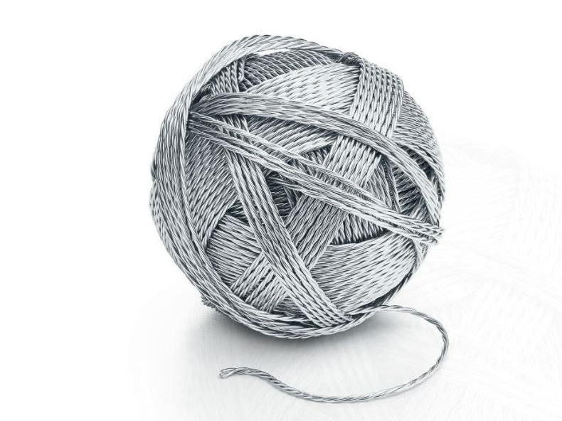 Silver Ball of Yarn