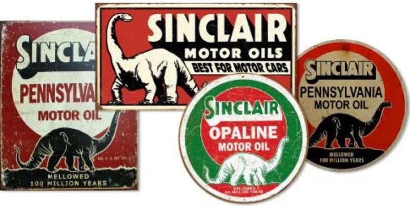sinclair oil signs