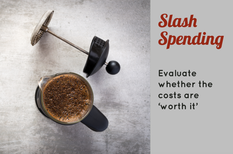 Slash spending to save more money
