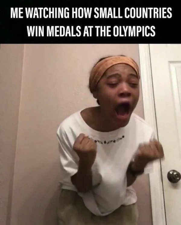 Small countries at the Olympics meme