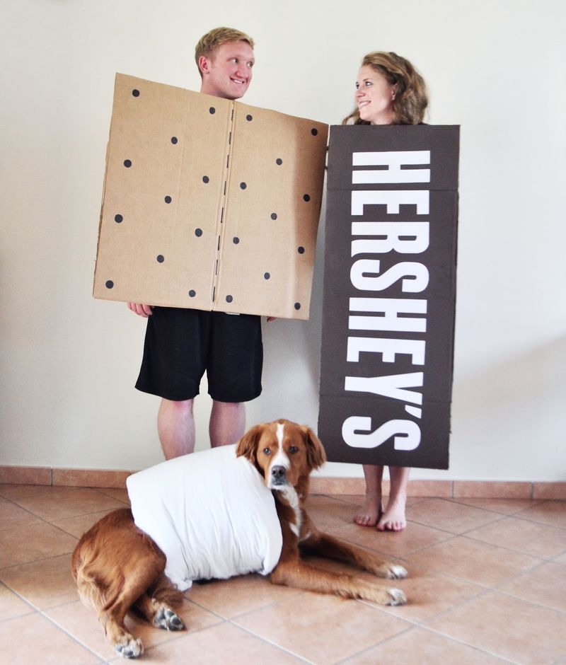 S’Mores dog and human costume idea