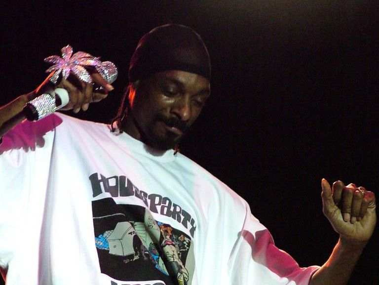 Snoop Dogg at a concert