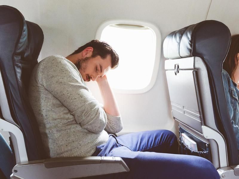 Snoring on Plane