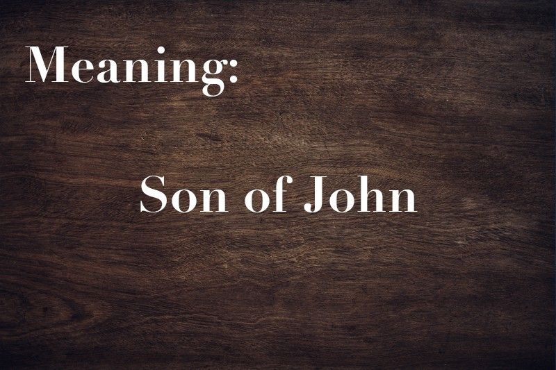 son of John