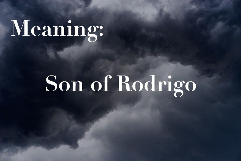 Son of Rodrigo