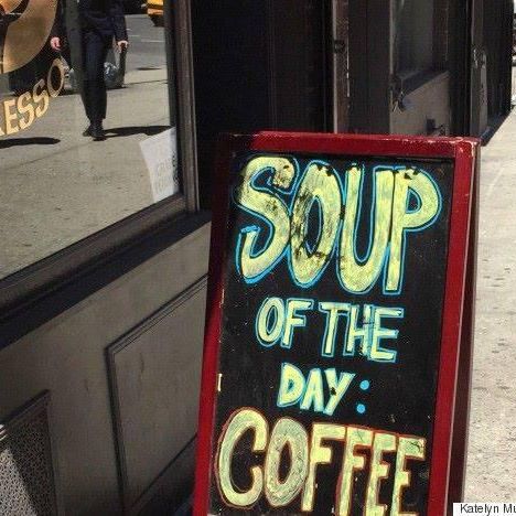 Soup of the day: Coffee