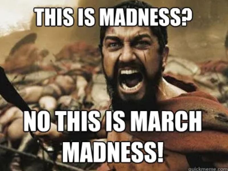 Sparta March Madness meme