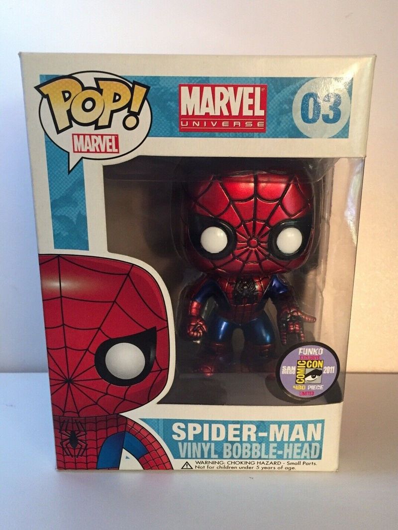 Spider-Man metallic Funko