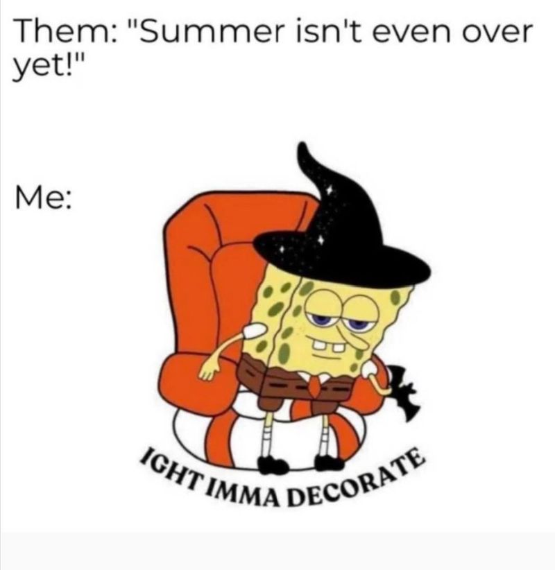 Spongebob Halloween meme