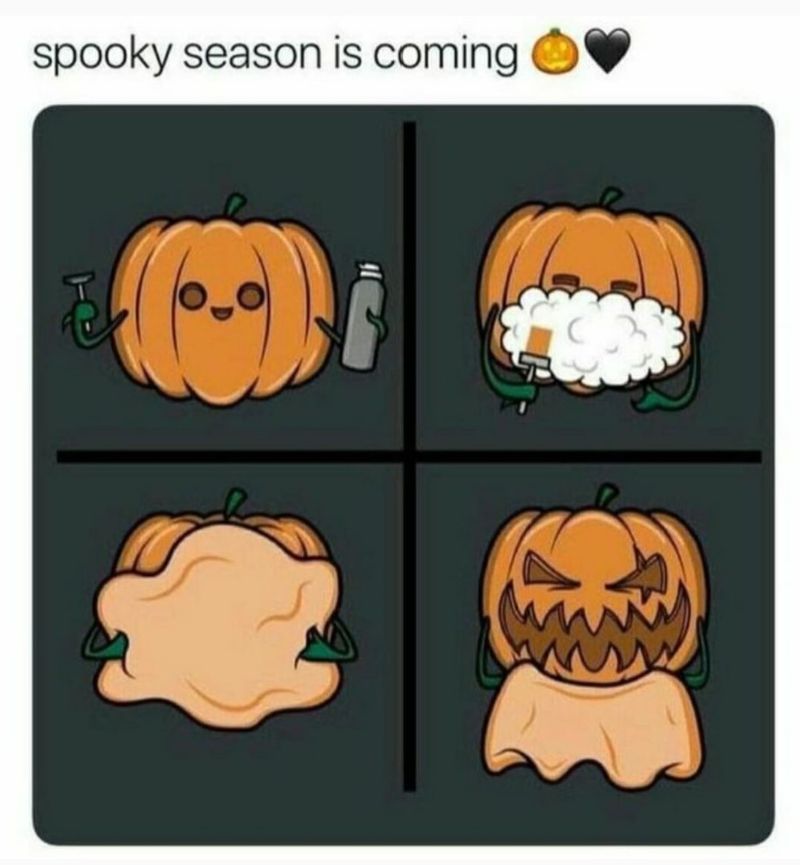 Spooky season meme